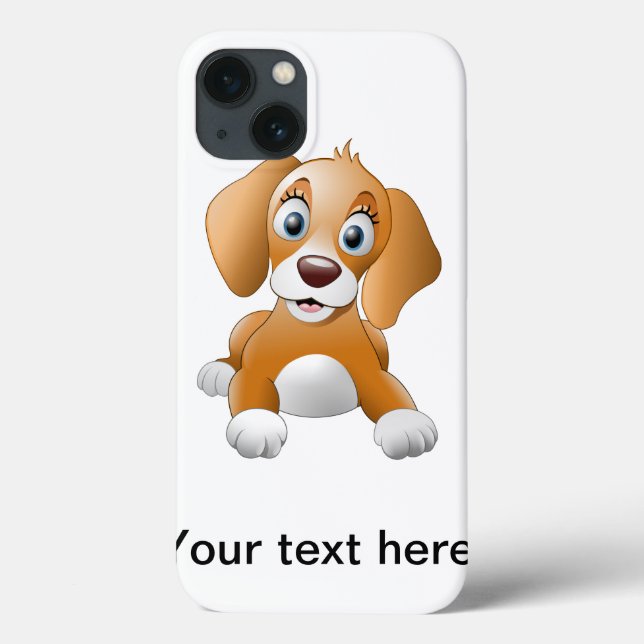 Brun hundclipart (Baksida)