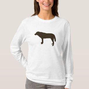 Brun hundHoodie T Shirt