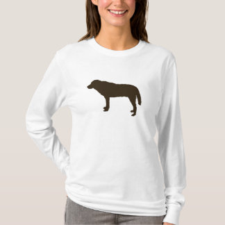 Brun hundHoodie T Shirt