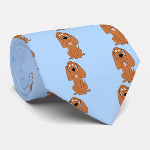 Brun hundtecknad. Hound. Slips