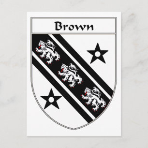 Brun Jacka av Arm-/familjeflyst Vykort