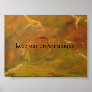 brun jord poster