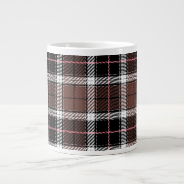 Brun Kanelmönster Jumbo Mugg (Framsidan)