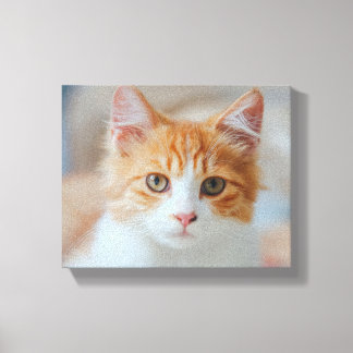Brun katt | Zazzle_Growshop Canvastryck
