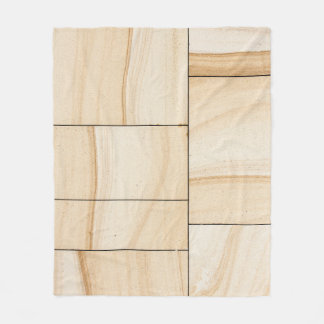 Brun keramiska plattor, kollage fleecefilt