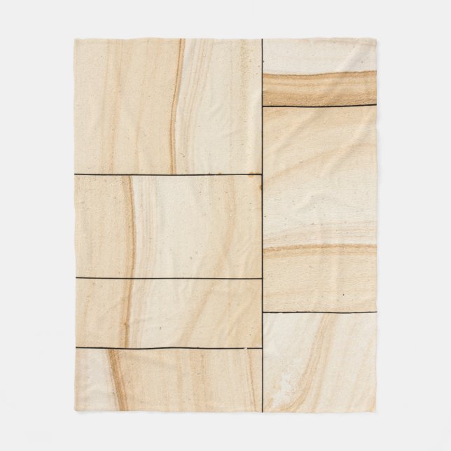 Brun keramiska plattor, kollage fleecefilt (Framsidan)