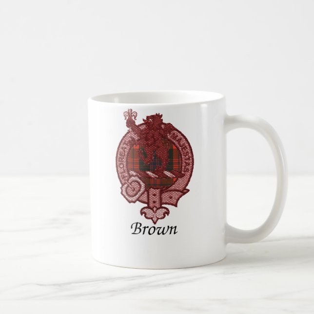 Brun klanvapensköld kaffemugg (Höger)