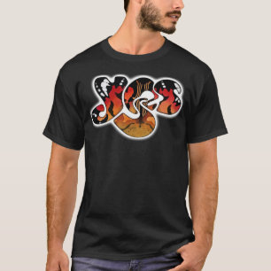 Brun knapp klassisk t shirt