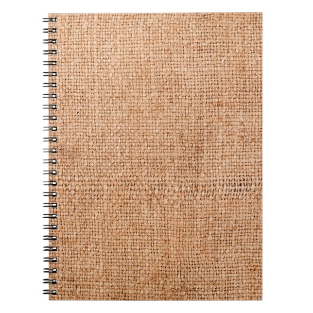 Brun knäpp på vit lakan. Abstraktens säkerhetskopi Anteckningsbok (Framsidan)