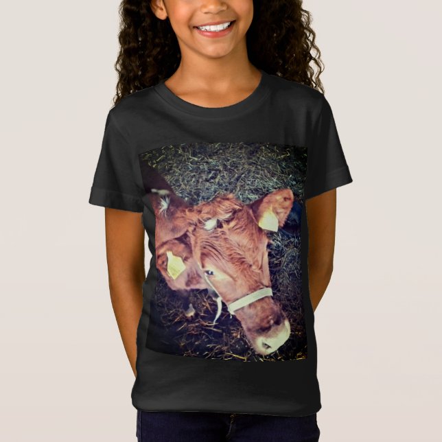 Brun ko t shirt (Framsida)