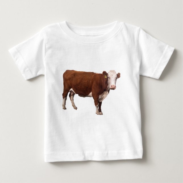 Brun ko tee shirt (Framsida)