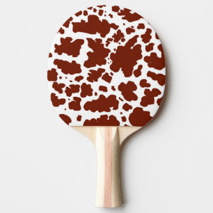 Brun kotspets Skriv ut Cowboy Farmer Pingisracket