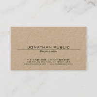 Brun Kraft papper Minimalist elegant professionell