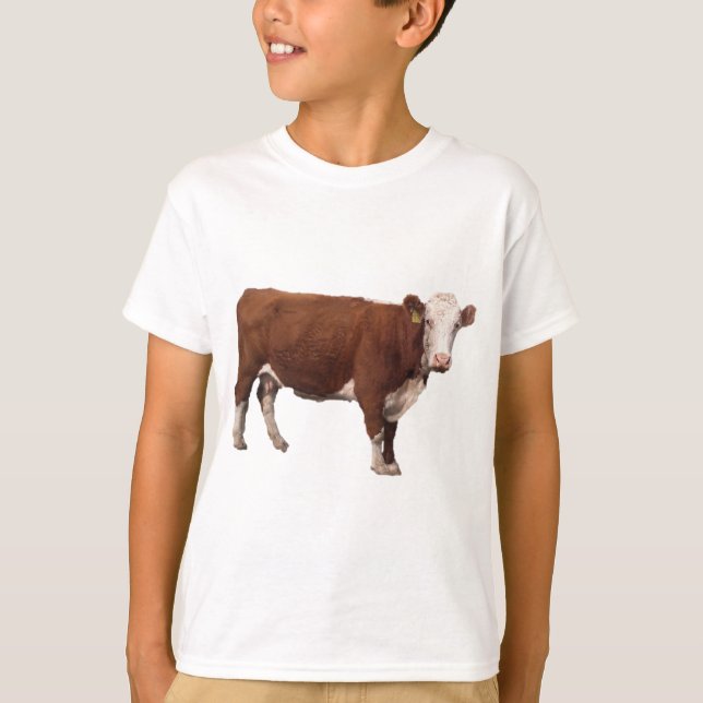Brun kummel t-shirt (Framsida)