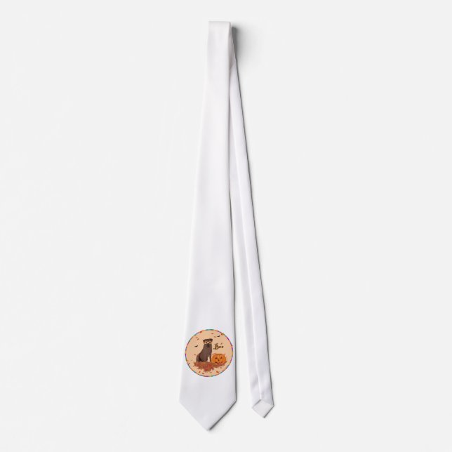 Brun Labrador Retriever Halloween Slips (Framsida)