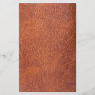 Brun läder brevpapper