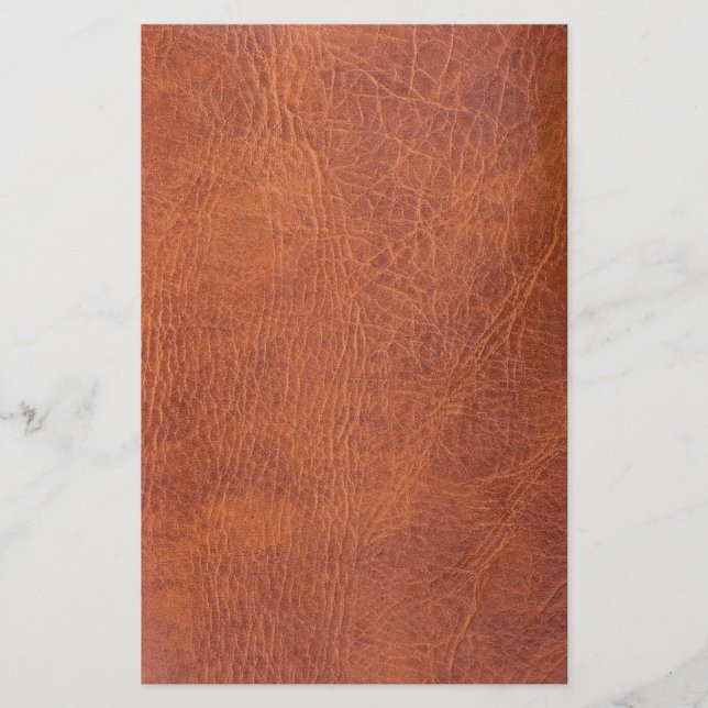 Brun läder brevpapper (Framsida)