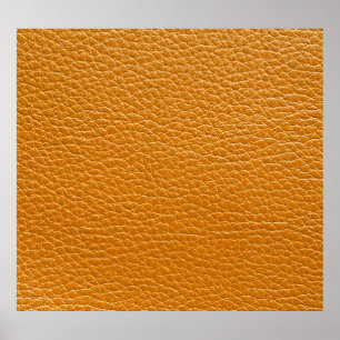Brun läder, Closeup Struktur Background. Poster