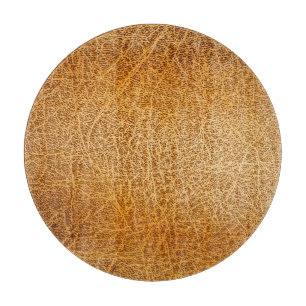 Brun läder: Detaljerad Struktur Closeup