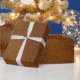Brun läderLook Presentpapper (Holidays)