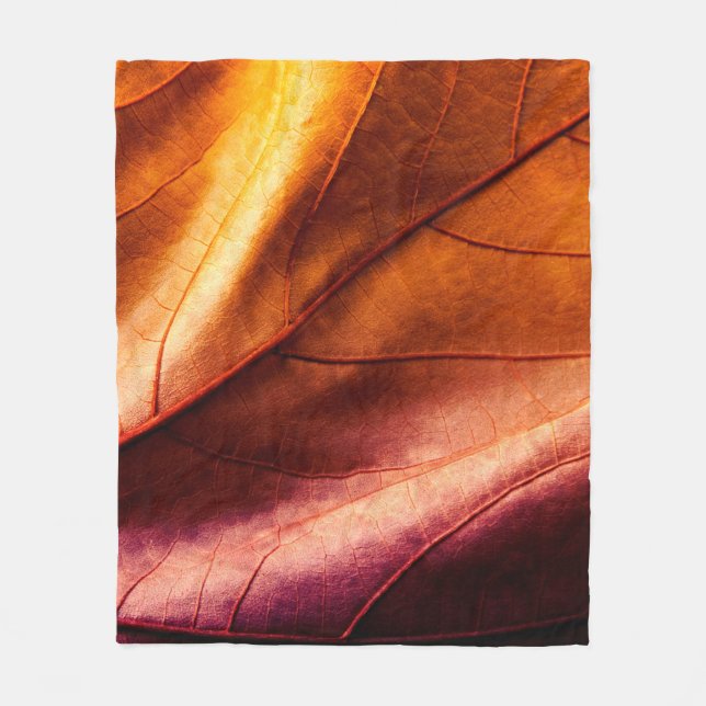 Brun lädertextur, abstrakt,antika,baksida fleecefilt (Framsidan)