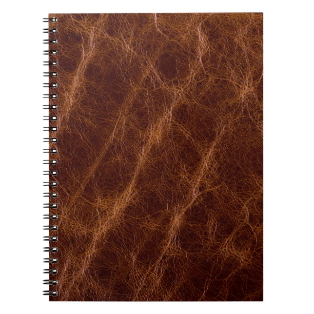 Brun lädertexturläder,struktur,abstrakt,ackvat anteckningsbok (Framsidan)
