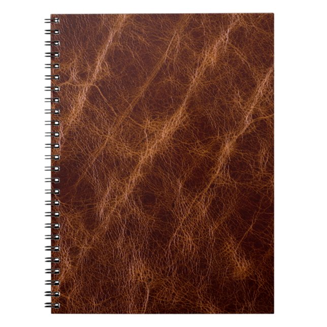 Brun lädertexturläder,struktur,abstrakt,ackvat anteckningsbok (Framsidan)