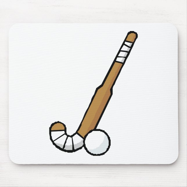 Brun landhockeypinne musmatta (Framsidan)