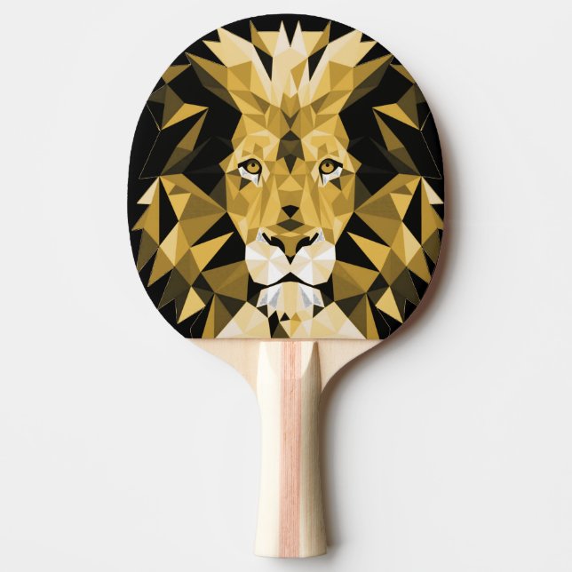 Brun Lejon Pingisracket (Framsidan)