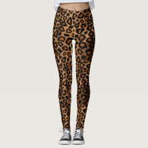 Brun leopard - djurhudutskrift