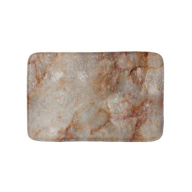Brun marble Stone Struktur Skriv ut Badrumsmatta (Framsidan)