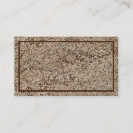 Brun marble Textured Affärskort Visitkort