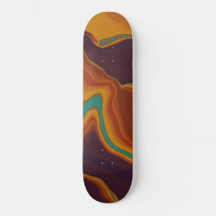 brun mini skateboard bräda 18,5 cm
