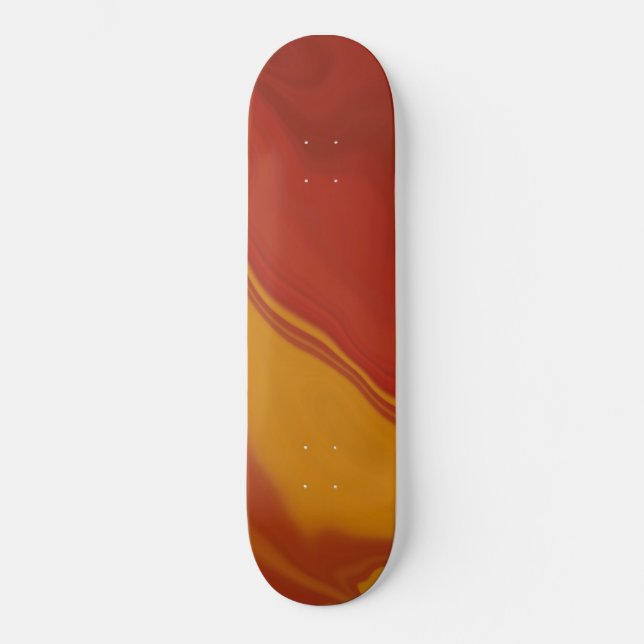 brun mini skateboard bräda 18,5 cm (Framsida)