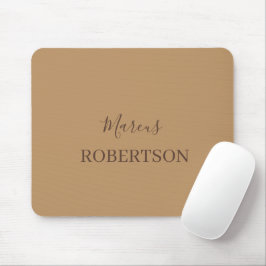 Brun monogram kalligrafi minimalistisk professione musmatta
