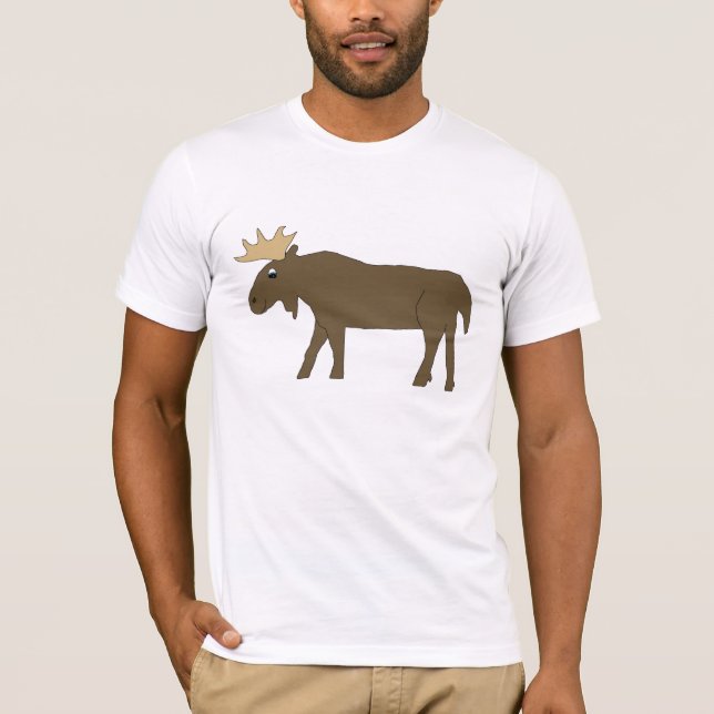 Brun moose-kläder tröja (Framsida)