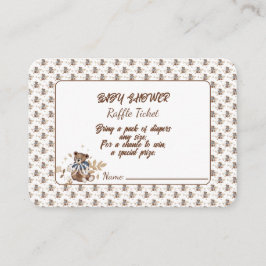 Brun Nalle Det är en pojke! Shower Tilläggskort