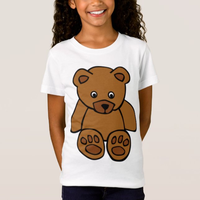 Brun Nalle Tee Shirt (Framsida)