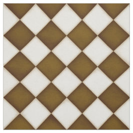 Brun och antikvita diamanter (medel ) tyg