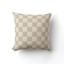 Brun och Beige Checkerboard