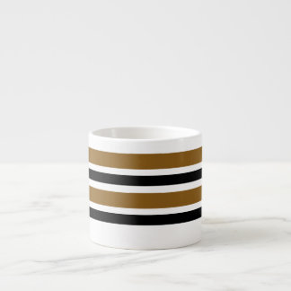 Brun och Black Stripe Mugg Espressomugg