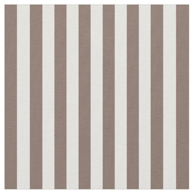 Brun- och elfenbensfärgade ränder tyg (Närbild)