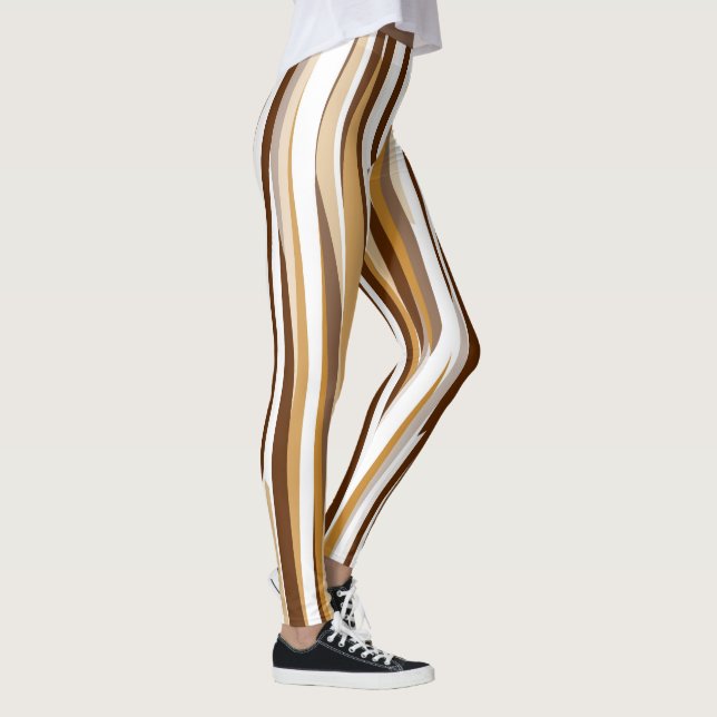Brun och gult leggings (Höger)