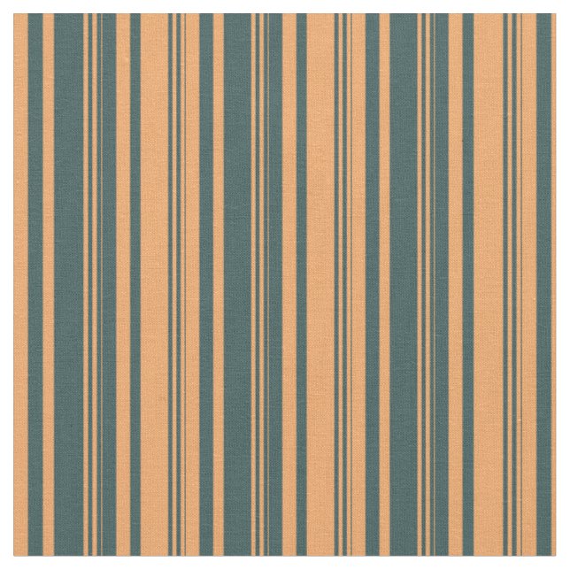 Brun och Mörk Slate Grått Linjer/Rand Mönster Tyg (Närbild)