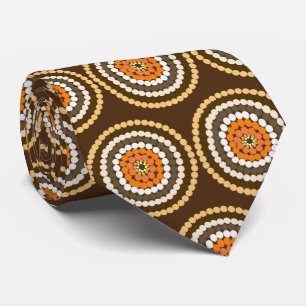Brun och Orange Spots. Slips