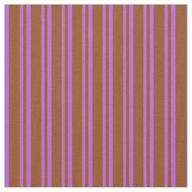 Brun och orchid Färgad Linten Mönster Tyg (Närbild)