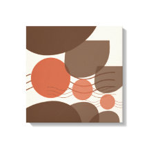 Brun och röd Abstrakt