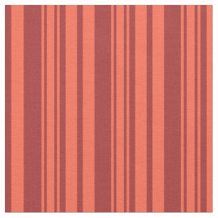 Brun och röd Färgad stripe Mönster Tyg