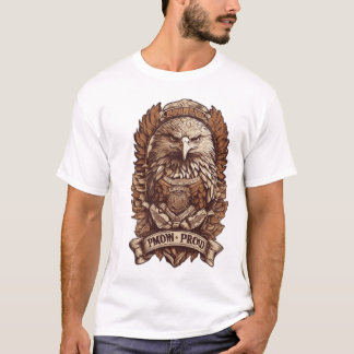 Brun och stolt: Mexikanska Eagle Tees T Shirt