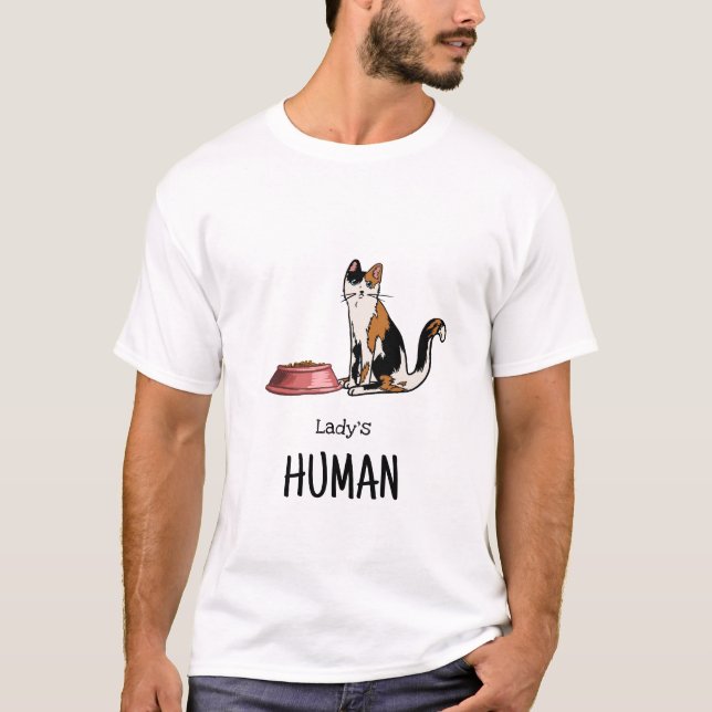 Brun och svart calico katt tröja (Framsida)
